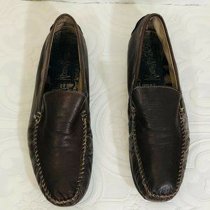 Steve Madden Mens Kronos Dark Brown Flat Slip On M